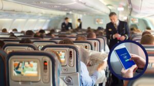 La razón por la que hay que poner el modo avión durante un vuelo